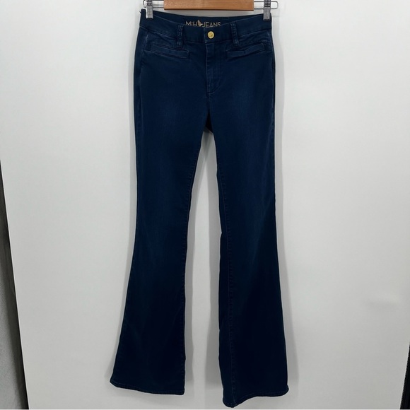 MiH Anthropologie The Marrakesh Jean Mid Rise Kick Flare - Picture 1 of 12